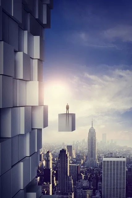 Modern Architectural Abstract Landscapes Wall Art Fine Art Canvas Prints Pictures For Studio Home Office Foyer Inspirational Art Decor