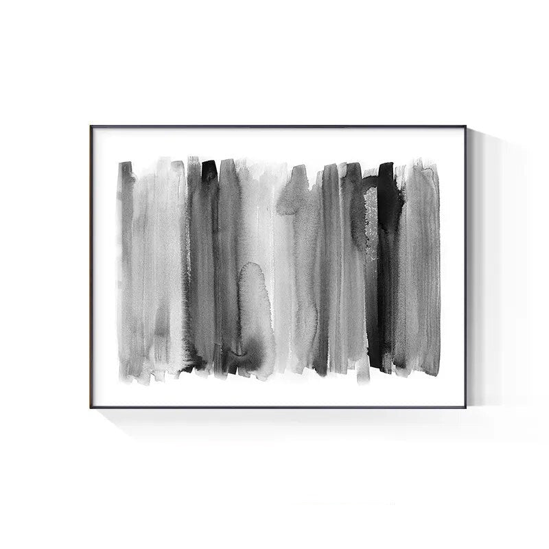 Urban Shades Of Grey Black White Abstract Wall Art Fine Art Canvas Prints Pictures For Modern Apartment Living Room Home Office Decor