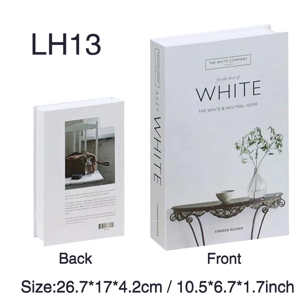 Fashion Art Style Faux Books Coffee Table Decor Book Box Storage Boxes Luxury Practical Ornamental Decoration For Modern Home Decor