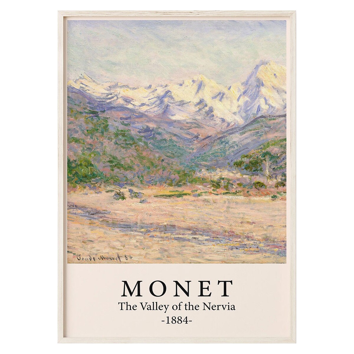 Classic Vintage French Impressionist Wall Art Fine Art Canvas Giclee Print Exhibition Poster Picture For Living Room Dining Room Home Office Decor