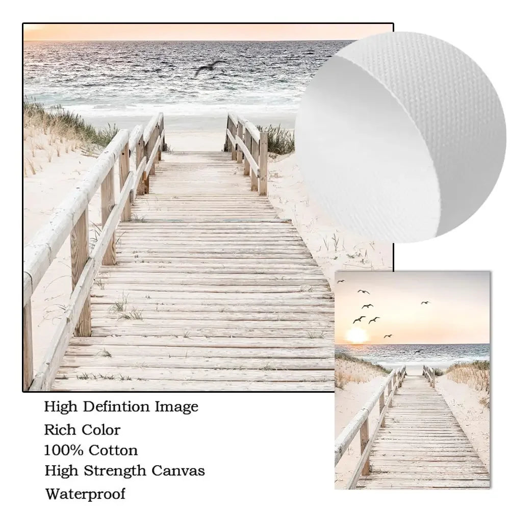 Tranquil Sunset Seascape Landscapes Wall Art Fine Art Canvas Prints Gallery Pictures For Living Room Bedroom Modern Nordic Pictures Of Calm 2025