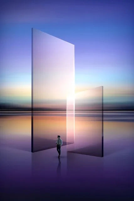 Modern Architectural Abstract Landscapes Wall Art Fine Art Canvas Prints Pictures For Studio Home Office Foyer Inspirational Art Decor