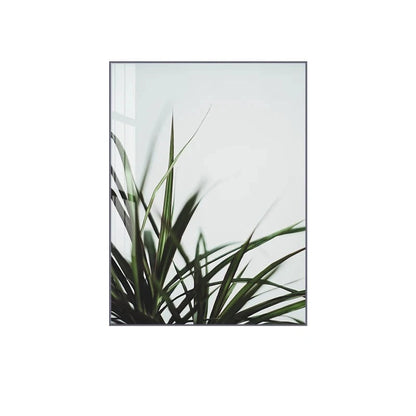 Minimalist Green Leaves Tropical Plants Wall Art Fine Art Canvas Prints Modern Botanical Pictures For Living Room Dining Room Home Office Decor