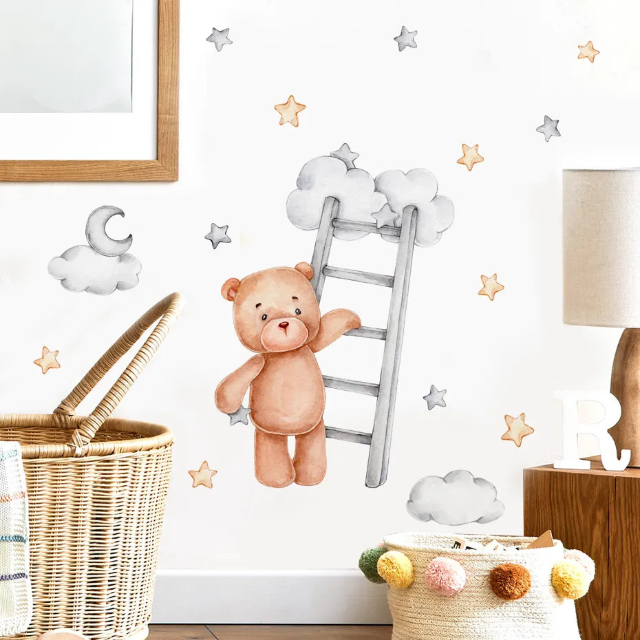 Teddy bear on sale wall stickers