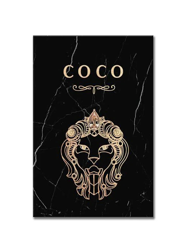 Chic French Paris Fashion Perfume Bottle Fine Art Canvas Prints Pictures For Luxury Living Room Girl's Bedroom Beauty Salon Art Decor