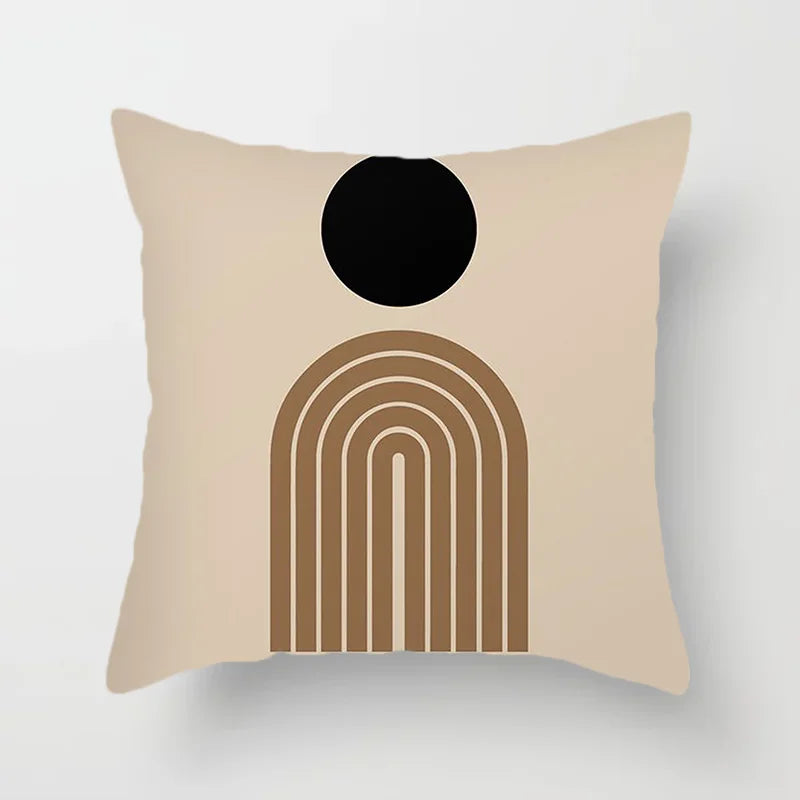Modern Art Abstract Pattern Decorative Cushion Covers Creative Line Sofa Chair Pillowcases Throw Pillow Case Home Office Decor