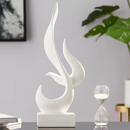 Light Luxury Flowing Abstract Sculpture Ornaments Art Pieces For Living Room Coffee Table Mantelpiece Dining Room Table