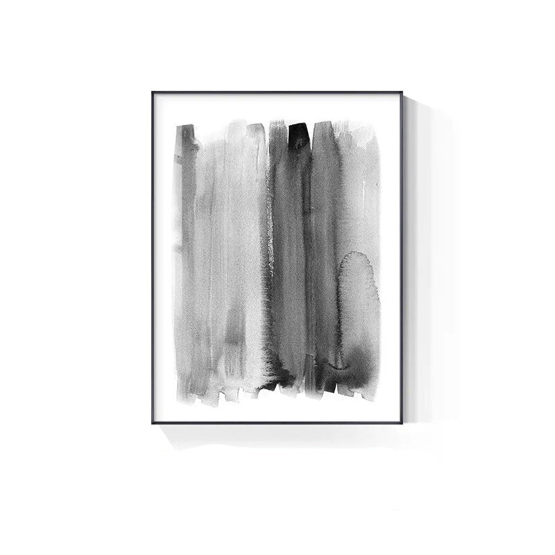 Urban Shades Of Grey Black White Abstract Wall Art Fine Art Canvas Prints Pictures For Modern Apartment Living Room Home Office Decor