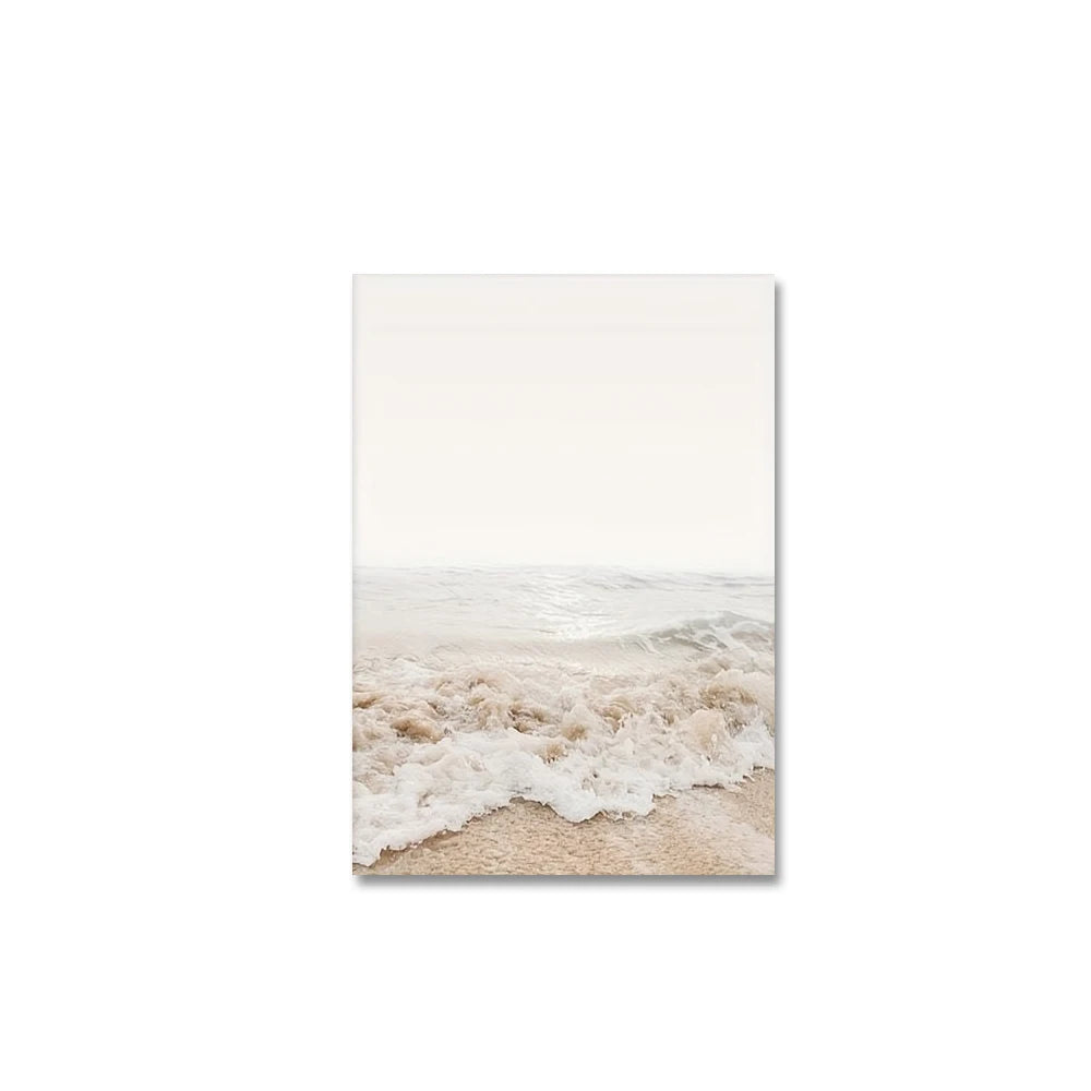 * Featured Sale * Minimalist Coastline Seascape Landscape Wall Art Fine Art Canvas Prints Pictures Of Calm For Living Room Bedroom Home Decor