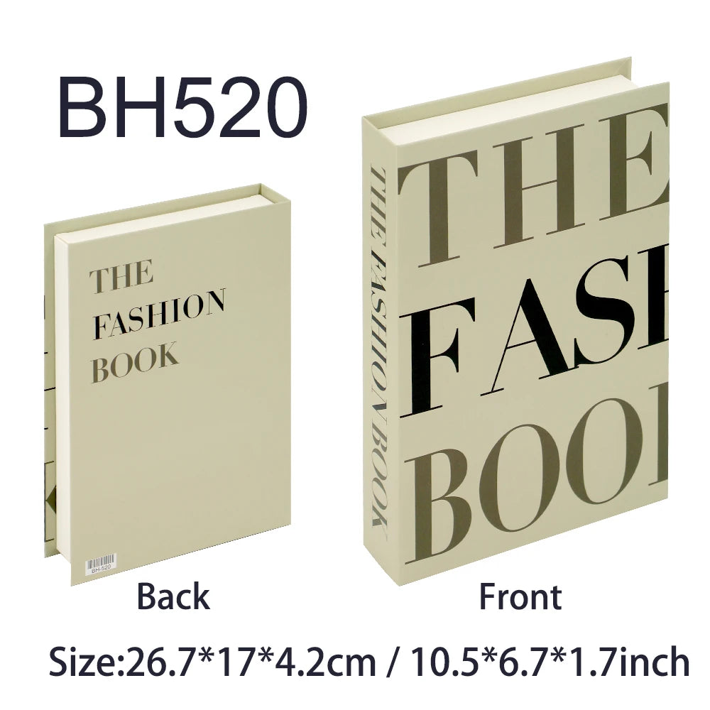 Fashion Art Style Faux Books Coffee Table Decor Book Box Storage Boxes Luxury Practical Ornamental Decoration For Modern Home Decor