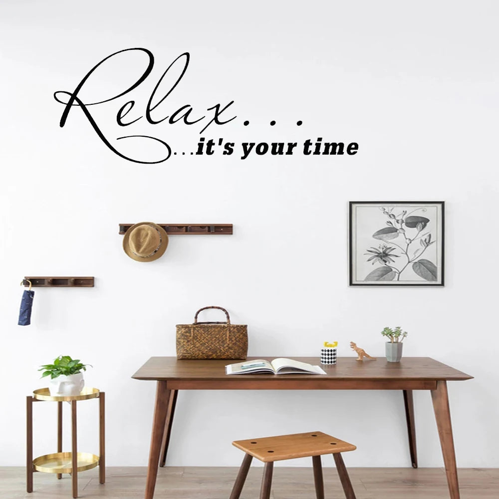 Inspirational Life Quote Wall Decal Daily Motivation Mantra Wall Sticker Removable PVC Vinyl Letters & Text Daily Quotes For Creative DIY Home Decor