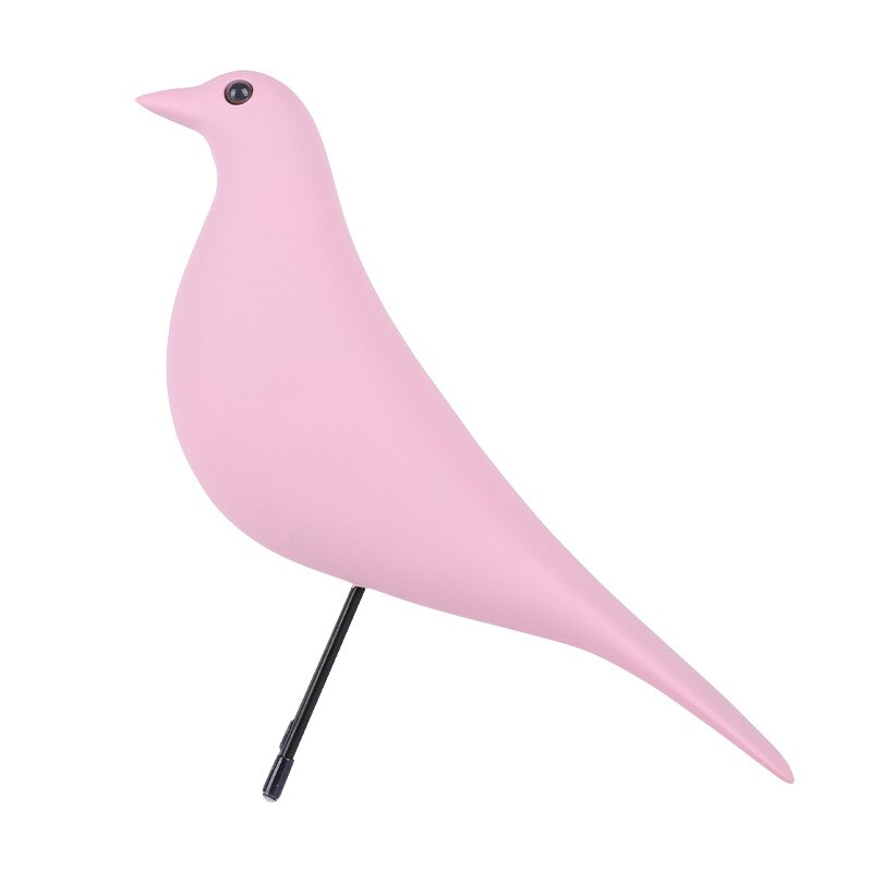 Simple Colorful Bird Figurine Nordic Blackbrid Desktop Ornament Decoration For Living Room Sideboard Office Desk Nordic Home Decor
