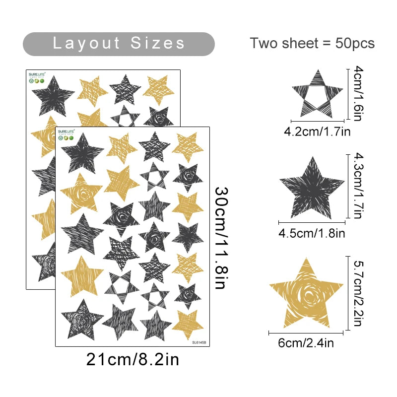 Cute Lion Giraffe Reindeer & Friends Wall Decals Removable Peel & Stick Wall Stickers High Quality Nursery Vinyl For Creative DIY Wall Decor