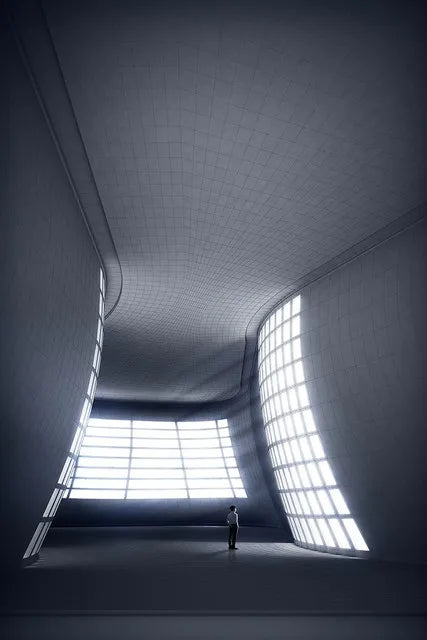 Modern Architectural Abstract Landscapes Wall Art Fine Art Canvas Prints Pictures For Studio Home Office Foyer Inspirational Art Decor