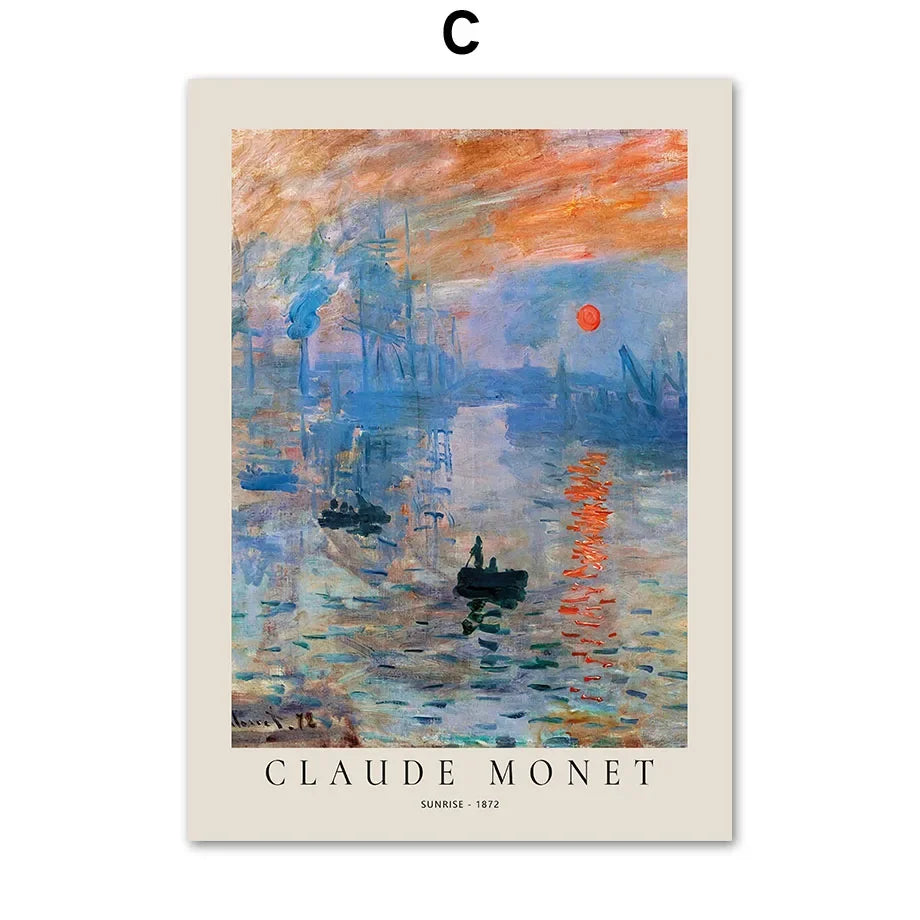 Timeless Classics Vintage Landscape Wall Art Fine Art Canvas Prints Pictures Posters Famous Paintings For Living Room Dining Room Bedroom Art Decor