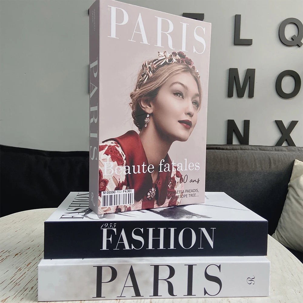 Fashion Art Style Faux Books Coffee Table Decor Book Box Storage Boxes Luxury Practical Ornamental Decoration For Modern Home Decor