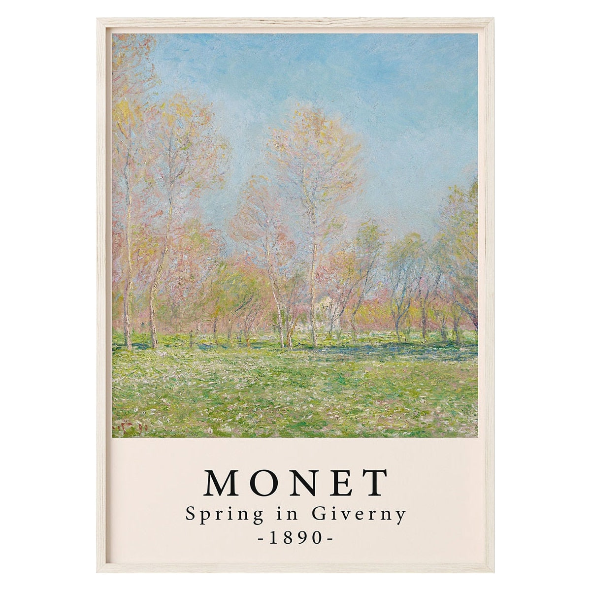 Classic Vintage French Impressionist Wall Art Fine Art Canvas Giclee Print Exhibition Poster Picture For Living Room Dining Room Home Office Decor