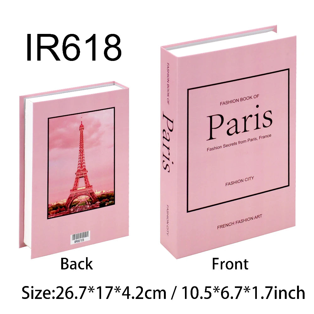Fashion Art Style Faux Books Coffee Table Decor Book Box Storage Boxes Luxury Practical Ornamental Decoration For Modern Home Decor