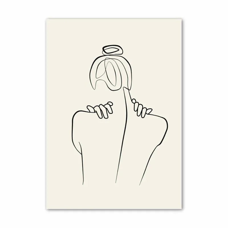 Simple Lifestyle Natural Minimalist Wall Art Fine Art Canvas Prints Gallery Wall Pictures For Modern Living Room Scandinavian Home Decoration 2024