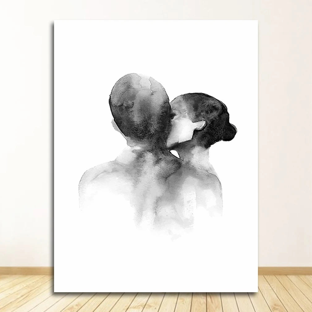 Simple Love Black White Posters Fashion Wall Art Fine Art Canvas Prints Minimalist Pictures For Living Room Bedroom Nordic Home Decor 2025 00