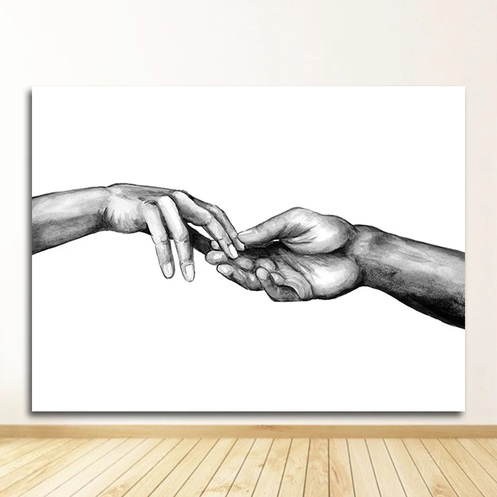 Simple Love Black White Posters Fashion Wall Art Fine Art Canvas Prints Minimalist Pictures For Living Room Bedroom Nordic Home Decor 2025 003