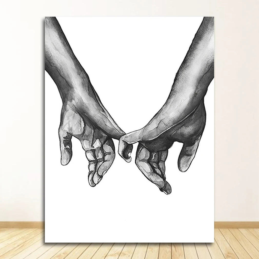 Simple Love Black White Posters Fashion Wall Art Fine Art Canvas Prints Minimalist Pictures For Living Room Bedroom Nordic Home Decor 2025 003