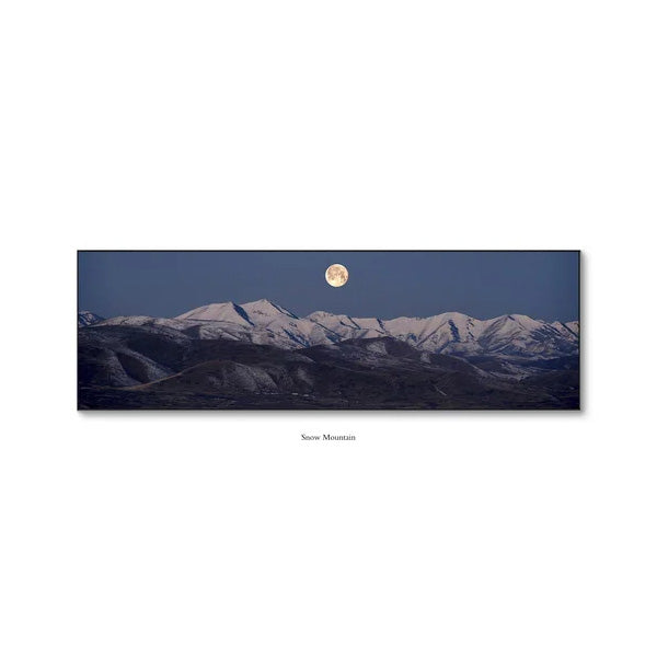 Wide Format Sunrise Mountain Panorama Wall Art Fine Art Canvas Prints Wide Format Landscape Art For Living Room Above The Sofa Art For Above The Bed 2025