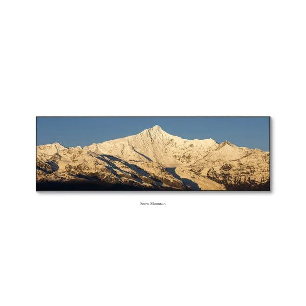 Wide Format Sunrise Mountain Panorama Wall Art Fine Art Canvas Prints Wide Format Landscape Art For Living Room Above The Sofa Art For Above The Bed 2025