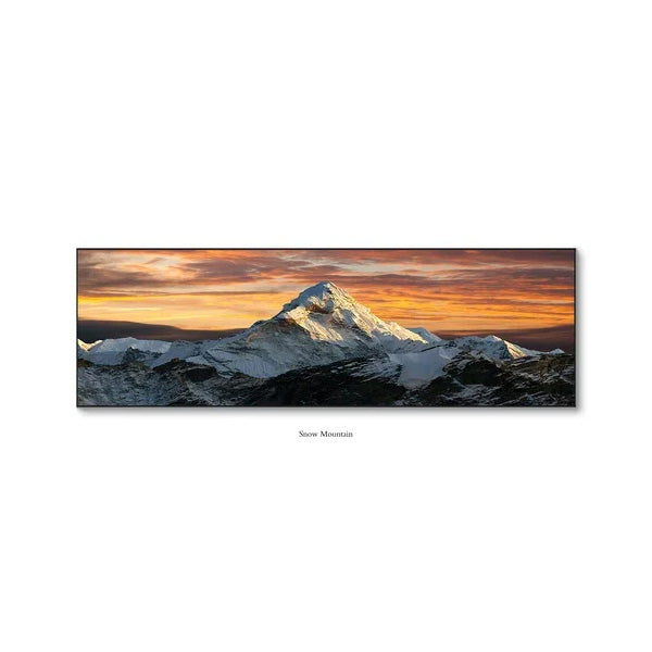 Wide Format Sunrise Mountain Panorama Wall Art Fine Art Canvas Prints Wide Format Landscape Art For Living Room Above The Sofa Art For Above The Bed 2025