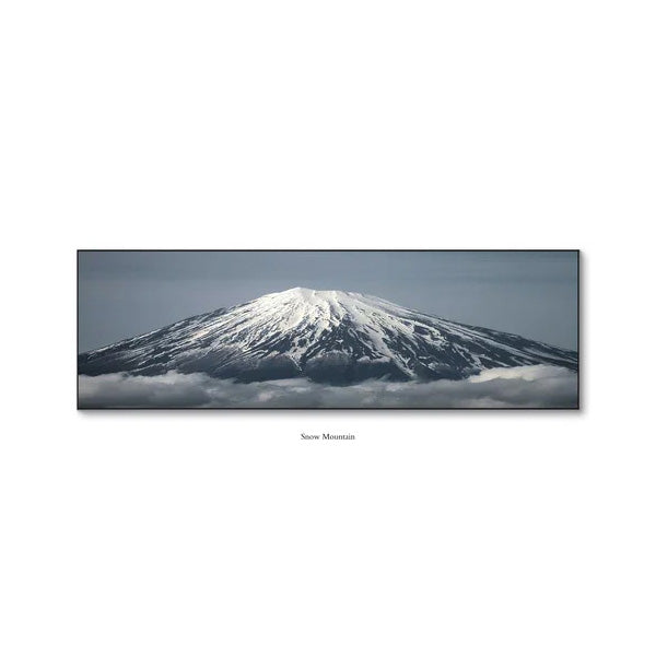 Wide Format Sunrise Mountain Panorama Wall Art Fine Art Canvas Prints Wide Format Landscape Art For Living Room Above The Sofa Art For Above The Bed 2025