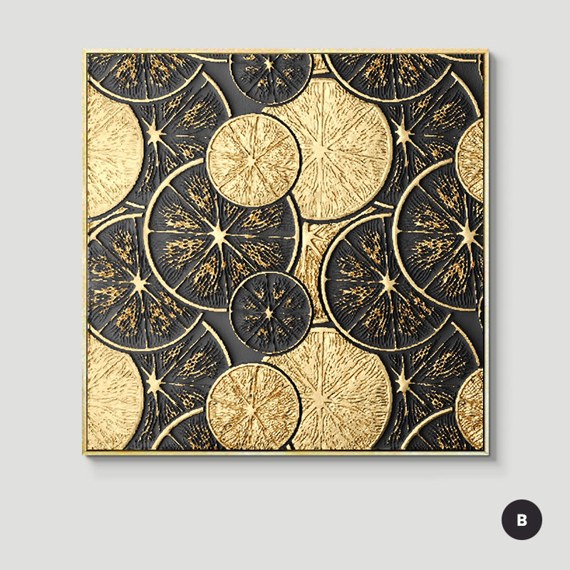 Abstract Geometric Patterns Wall Art Fine Art Canvas Prints Square Format Pictures For Luxury Apartment Living Room Modern Home Office Decor
