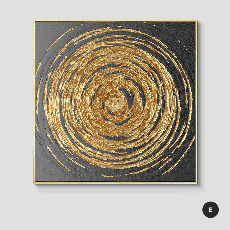 Abstract Geometric Patterns Wall Art Fine Art Canvas Prints Square Format Pictures For Luxury Apartment Living Room Modern Home Office Decor