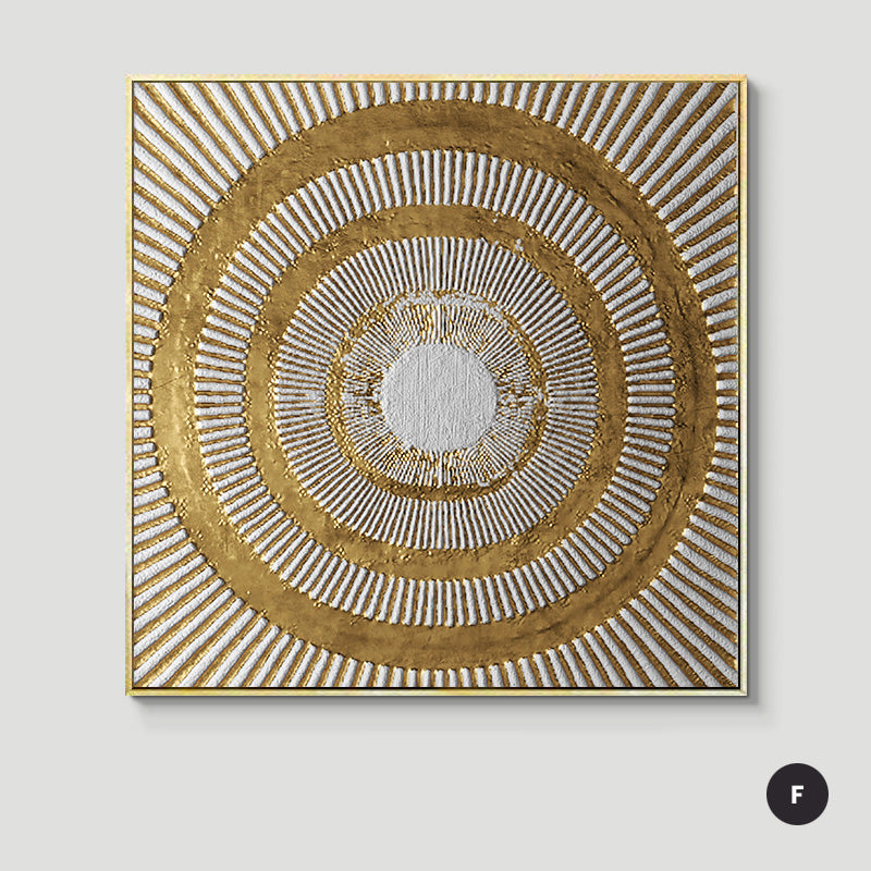 Abstract Geometric Patterns Wall Art Fine Art Canvas Prints Square Format Pictures For Luxury Apartment Living Room Modern Home Office Decor