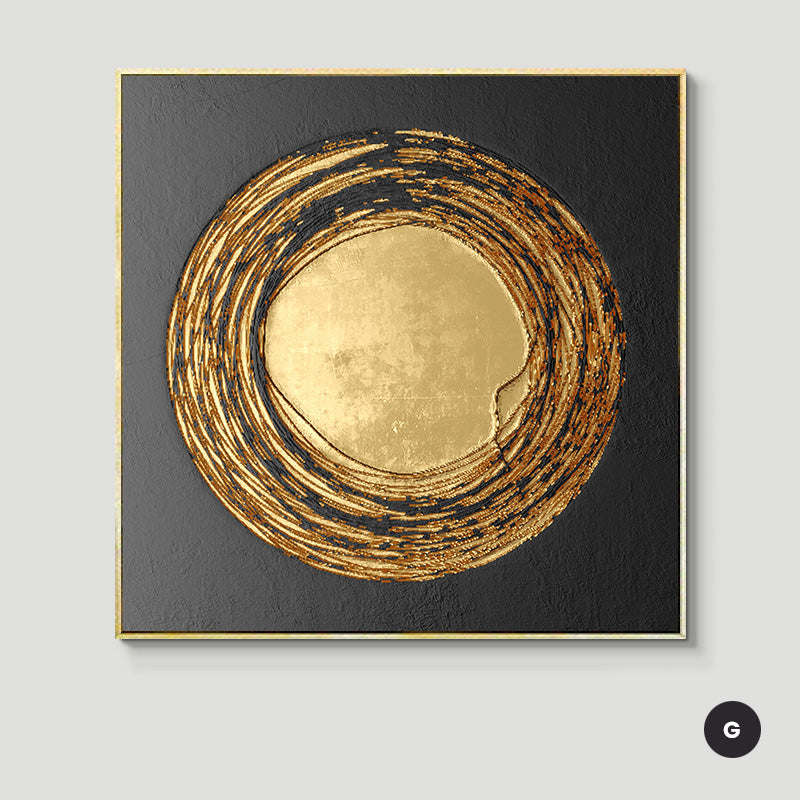 Abstract Geometric Patterns Wall Art Fine Art Canvas Prints Square Format Pictures For Luxury Apartment Living Room Modern Home Office Decor