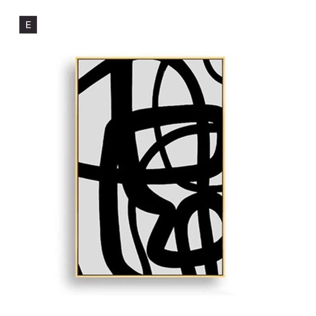 Abstract Vintage Vogue Gallery Wall Art Fine Art Canvas Prints Stylish Minimalist Pictures For Living Room Dining Room Home Office Interior Decor