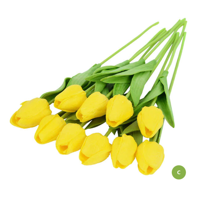 Fashionable Tulips Artificial Flowers For Maintenance-Free Creative Home Décor Floral Displays For Living Room Dining Room Nordic Home Decoration