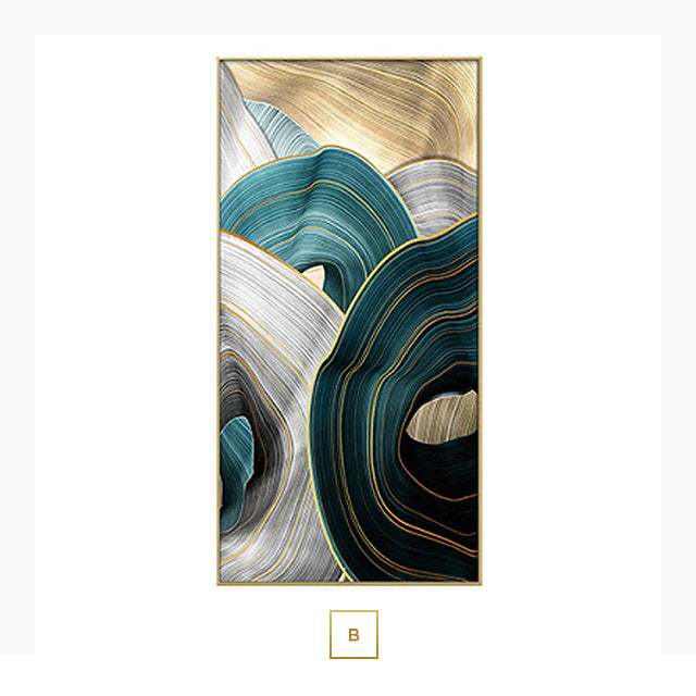 Flowing Ribbon Wall Art Fine Art Canvas Prints Large Format Abstract Pictures For Luxury Living Room Dining Room Loft Home Office Interior Art Decor
