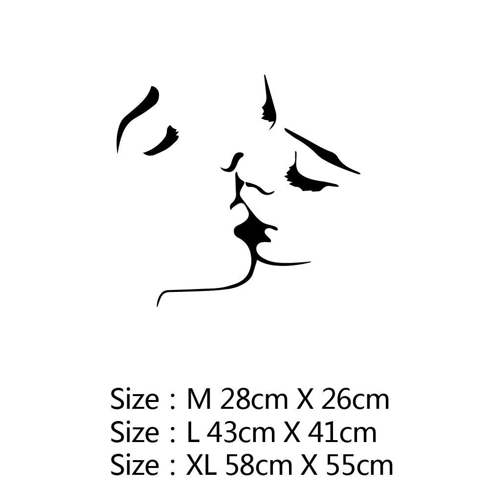 New Design Lovers Quotes Wall Sticker For Bedroom Decor Decals Room Decoration Stickers Sweet Home Girls Room Mural Wallpaper