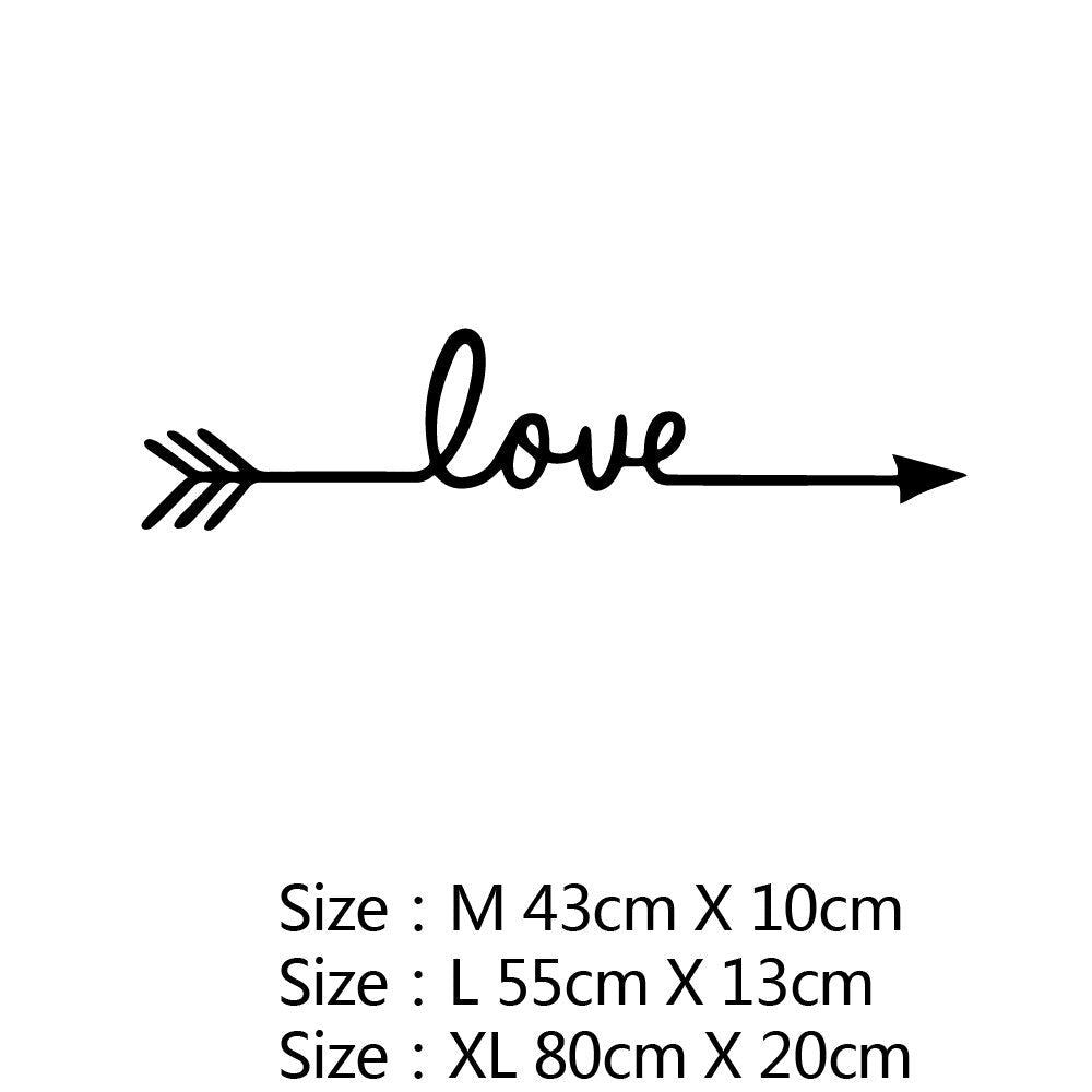 New Design Lovers Quotes Wall Sticker For Bedroom Decor Decals Room Decoration Stickers Sweet Home Girls Room Mural Wallpaper