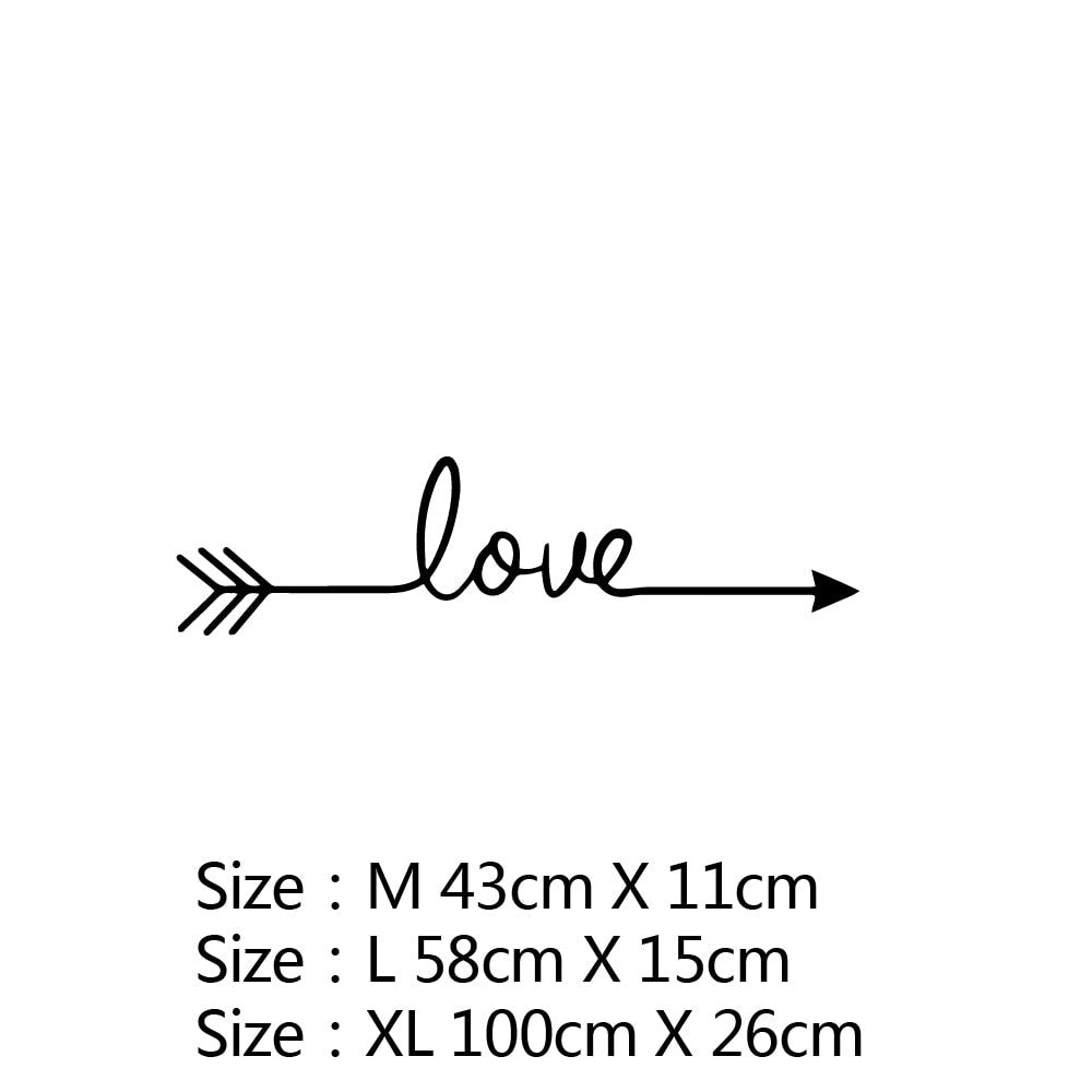 New Design Lovers Quotes Wall Sticker For Bedroom Decor Decals Room Decoration Stickers Sweet Home Girls Room Mural Wallpaper