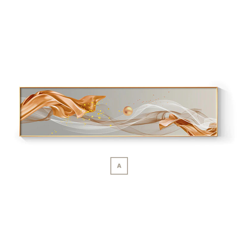 Modern Abstract Flowing Landscape Wall Art Fine Art Canvas Prints Wide Format Picture For Above The Bed Living Room Pictures For Above Sofa