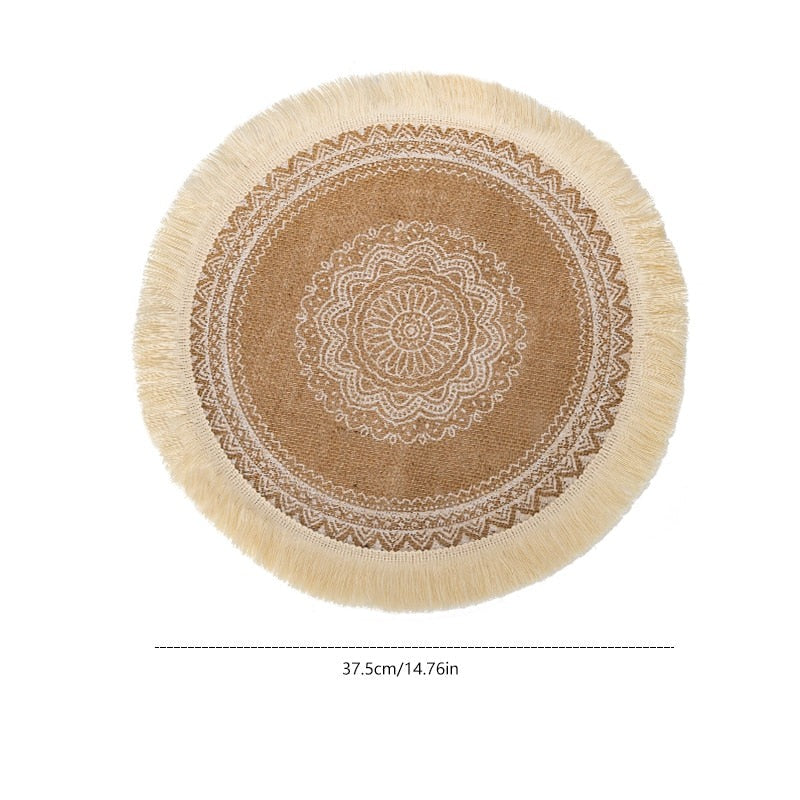 Hand Woven Coasters Naturally Inspired Coffee Table Coasters Non Slip Mats Creative Simple Essential Home Decor From NordicWallArt.com