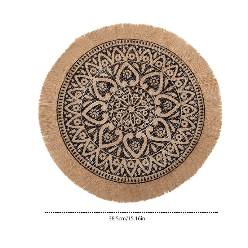 Hand Woven Coasters Naturally Inspired Coffee Table Coasters Non Slip Mats Creative Simple Essential Home Decor From NordicWallArt.com