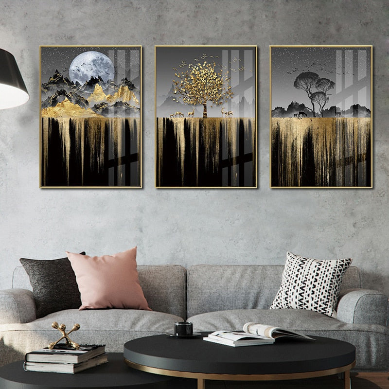 Canvas Wall Art - Abstract Landscape 30X40 - Posters, Prints