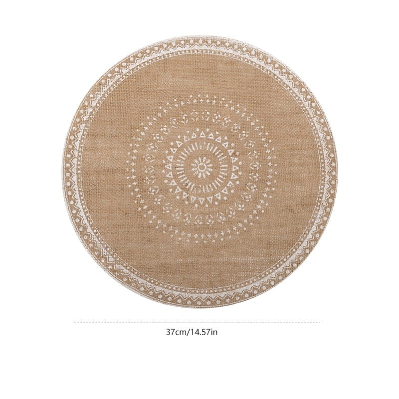 Hand Woven Coasters Naturally Inspired Coffee Table Coasters Non Slip Mats Creative Simple Essential Home Decor From NordicWallArt.com