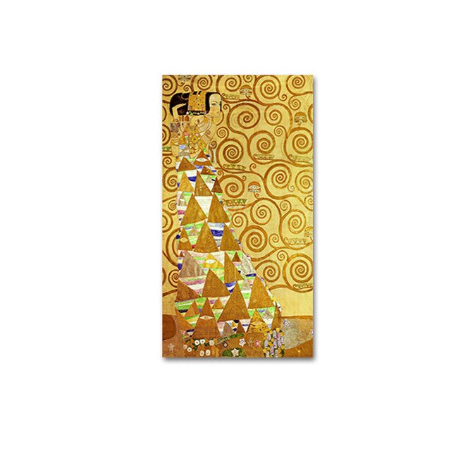 Famous Artists Wall Art Gustav Klimt Trees Paintings Fine Art Canvas Prints Classic Pictures For Modern Living Room Home Interior Decoration
