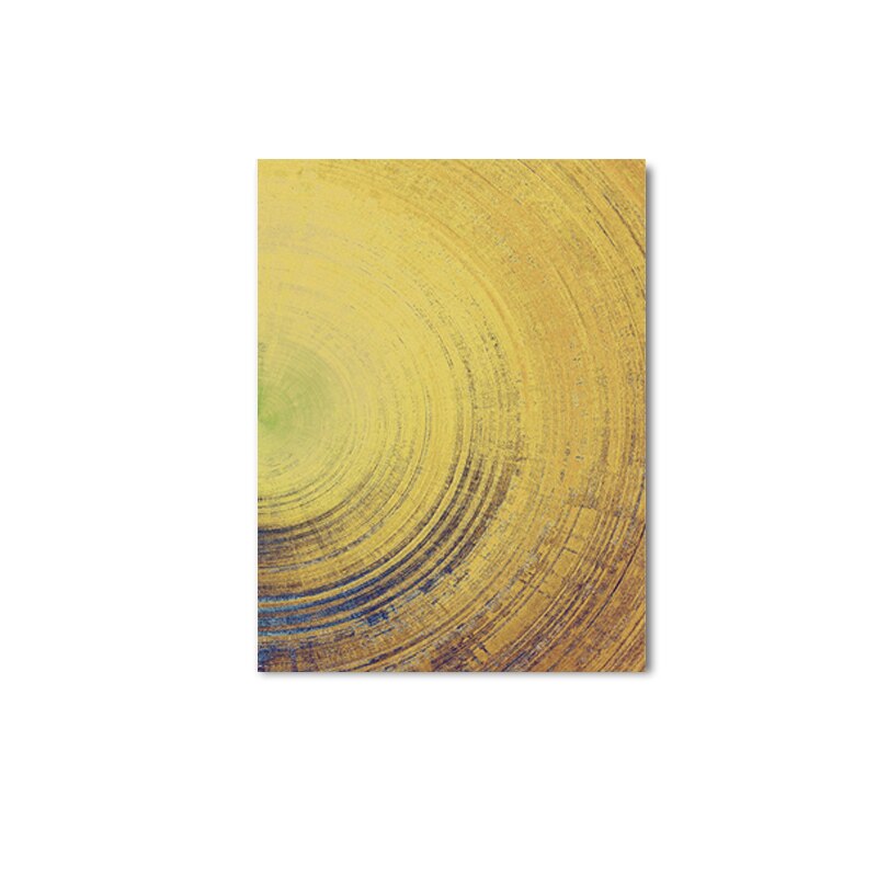 Yellow Meets Blue Contemporary Wall Art Fine Art Canvas Prints Abstract Circle Pictures For Office Interiors Living Room Modern Home Wall Art Decor