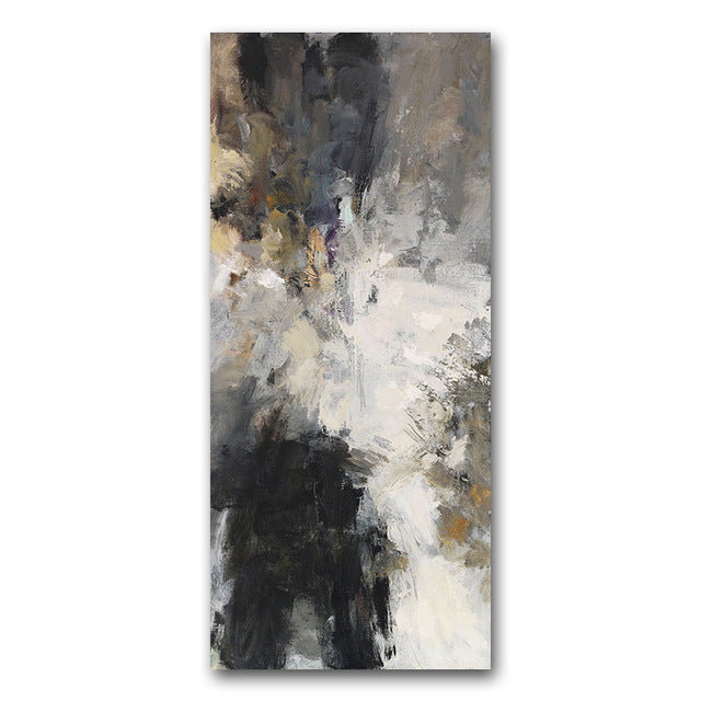 Urban Abstract Wall Art Neutral Colors Black Fine Art Canvas Prints Contemporary Pictures For Modern Home Office Interior Decor