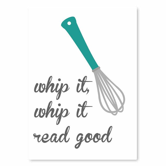 Kitchen Humour Wall Art Nordic Style Culinary Cooking Posters Fine Art Canvas Prints Cookery Baking Pictures For Cafe Kitchen Dining Room Wall Art Decoration