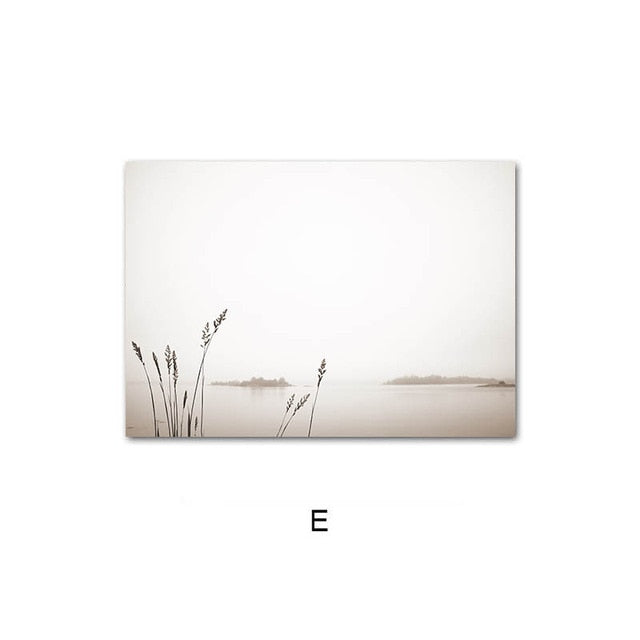 Beach Sunset Natural Landscapes Wall Art Fine Art Canvas Prints Scandinavian Pictures Of Calm For Living Room Dining Room Inspirational Art Decor